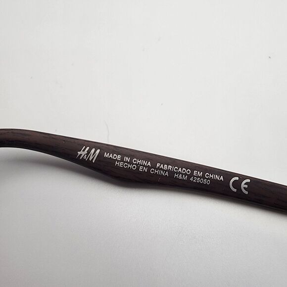 H&M Brown Faux Wood Glasses - Picture 7 of 7